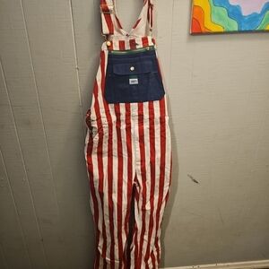 Liberty red white blues bibs 36x32